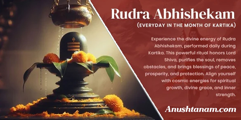 rudra abhishekam in the month of kartika