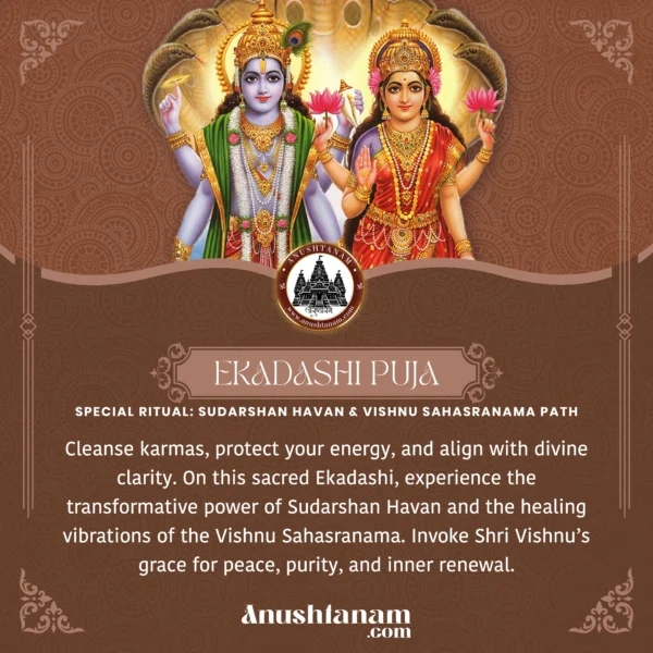 Ekadashi Puja | Special Ritual: Sudarshan Havan & Vishnu Sahasranama Path - Image 2