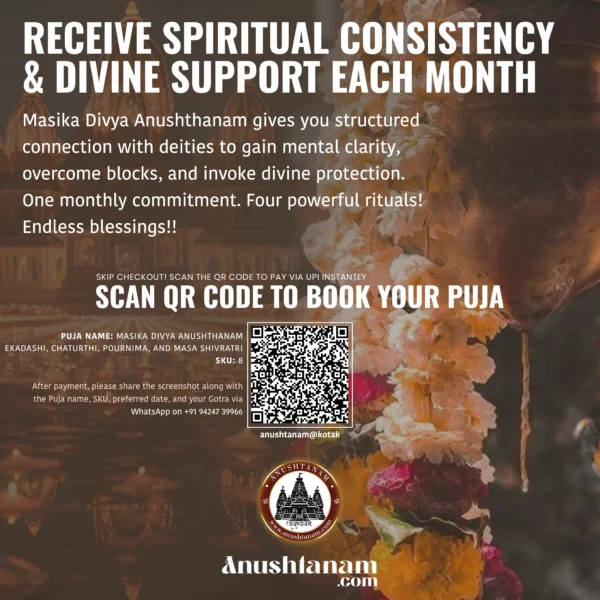 Masika Divya Anushthanam: All 4 Pujas (Ekadashi, Chaturthi, Pournima, Masa Shivratri) in a Month - Image 3